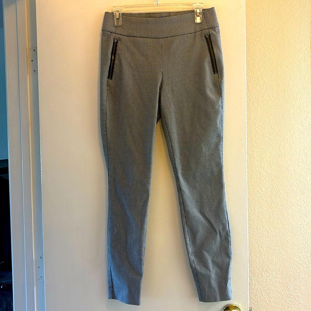 Houndstooth Skinny Dress Pants